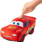 Mattel Disney Pixar Cars Lightning McQueen Talking Plush Toy Car with 10 Sounds 10-inch