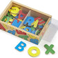Melissa & Doug Melissa Doug Deluxe Magnetic Letters and Numbers Set With 89 Wooden