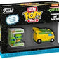 Funko Pop Bitty Ride Teenage Mutant Ninja Turtles - Leonardo with Van - TMNT RetroClassic - Collectable Vinyl Figure