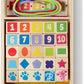Melissa & Doug Melissa Doug Blue's Clues You Wooden Lacing Beads - 25 Beads 4 Cords - FSC