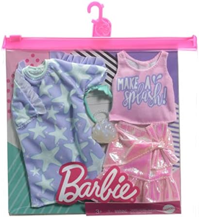 Barbie Fashions 2-Pack Clothing Set 2 Outfits Doll