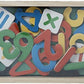 Melissa & Doug Melissa Doug 52 Wooden Alphabet Magnets in a Box - Uppercase and Lowercase