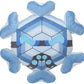 Pokemon Center Sitting Cuties Cryogonal Plush 615 - Generation 5 - 6 In