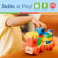 Melissa & Doug Melissa Doug Wooden Stacking Train Learning Toy Vehicle