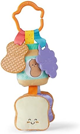 Melissa & Doug Melissa Doug Multi-Sensory PBJ Take-Along Clip-On Baby Toy Sensory Toy for