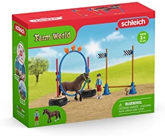 Schleich Farm World Horse for Pony Agility Race Playset