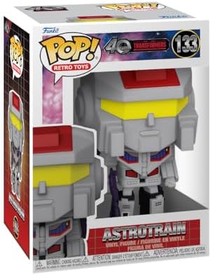 Funko Pop Retro Transformers Generation 1-40th Anniversary Astrotrain - Collectable Vinyl Figure