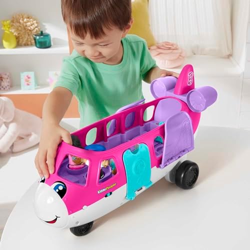 Fisher-Price Little Barbie Dream Airplane Presented By Little People With 1 Airplane 1