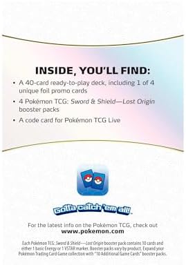 POKEMON TCG Sword and Shield Lost Origin Build and Battle Box