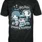 Funko Pop Boxed Tee Harry Potter Holiday - Ron Hermione Harry - XS