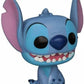 Funko Disney Lilo Stitch - Smiling Seated Stitch Pop Vinyl Figure Bundled with Compatible