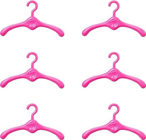 Barbie Fashionistas Ultimate Closet 6 Hangars Purple with Fold-Out Rack Carrying Handle Portable Storage for Fashion Doll