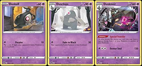 Pokemon Dusknoir 062172 - Brilliant Stars - Rare - Pokemon Evolution Card Lot - Stage 2