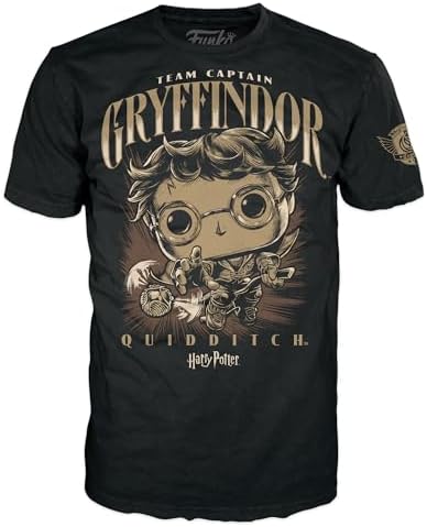 Funko Pop Boxed Tee Harry Potter - Quidditch Harry Adult Large