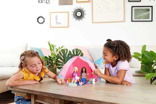 Barbie Dolls 20 It Takes Two Camping Tent Playset