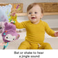 Fisher-Price Baby Stroller Toy Sing Go Purple Monkey Musical Sensory Plush