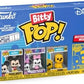 Funko Bitty POP Disney - Mickey 4-Pack - Mickey Mouse Minnie Mouse Pink Dress Pluto and A