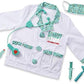 Melissa & Doug Melissa Doug Doctor Role Play Costume Dress-Up Set 8 pcs Pretend Play Role