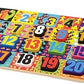 Melissa & Doug Melissa Doug Jumbo Numbers Wooden Chunky Puzzle 20 pcs