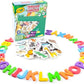 Crayola ABC Matching Magnet Set - Animal Party 52 Colorful Quality Foam Magnets Including
