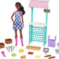 Barbie Careers Playset Farmers Market Set with Blonde Fashion Doll Furniture