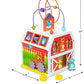Melissa & Doug Melissa Doug First Play Slide Sort Roll Wooden Activity Barn
