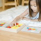 Melissa & Doug Melissa Doug Pattern Blocks and Boards - Wooden Classic Toy With 120 Solid Wood Shapes and 5 Double-Sided Panels Multi-colored - STEAM Animals Tangrams Puzzle