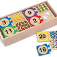 Melissa & Doug Melissa Doug Self-Correcting Wooden Number Puzzles With Storage Box 40 pcs
