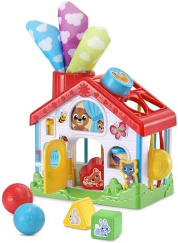 LeapFrog 4-in-1 Discovery House Hands-On Infant Busy Toy
