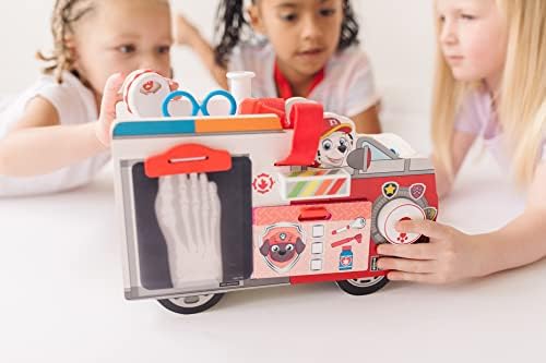 Melissa & Doug Melissa Doug PAW Patrol Marshall's Wooden Rescue EMT Caddy 14 Pieces