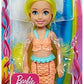 Barbie Dreamtopia Chelsea Mermaid Doll 6.5-inch with Yellow Hair and Tail