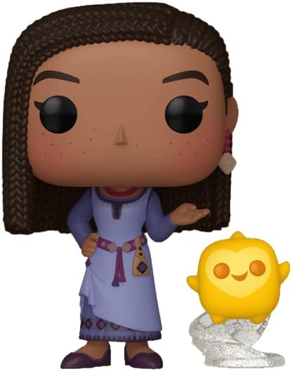 Funko Pop Disney Wish - Asha with Star Bundled with a Byron's Attic Protector