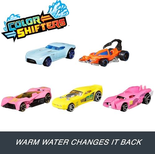 Hot Wheels Color Shifters Toy Cars 5-Pack Set of 5 164 Scale Vehicle