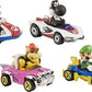 Hot Wheels Mario Kart Set of 4 Die-Cast Toy Cars with Attached Character Drivers Includes