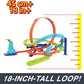 Hot Wheels Toy Car Track Set Action Loop Cyclone Challenge Playset