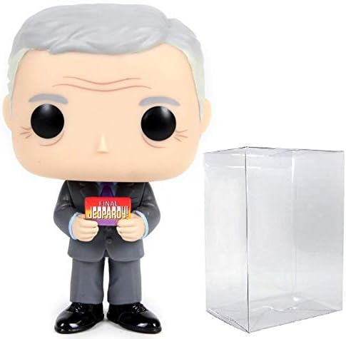 Funko TV Jeopardy - Alex Trebek Pop Vinyl Figure Includes Compatible Pop Box Protector