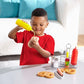 Melissa & Doug Melissa Doug Condiments Set 6 pcs - Play Food Stainless Steel Caddy
