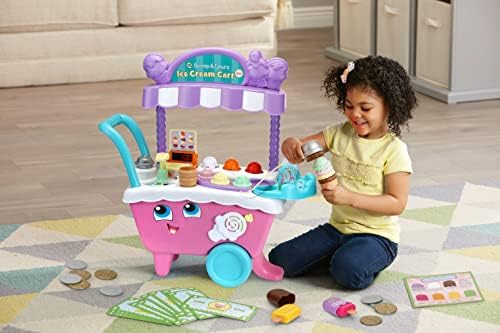 LeapFrog Scoop and Learn Ice Cream Cart Deluxe Frustration Free Packaging Pink