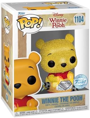 Funko Pop Disney Winnie The Pooh with Honeypot Diamond Glitter Hot Topic 76873