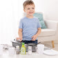 Melissa & Doug Melissa Doug 22-Piece Play Kitchen Set - Utensils Pot Pans and More White