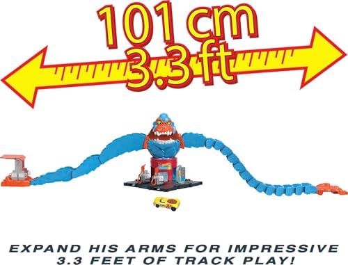 Hot Wheels City Toy Car Track Set Gorilla Grapple Playset