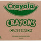 Crayola Crayon Classpack 832 Count Bulk School Supplies for Classrooms13 Sets of 64