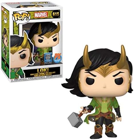 Funko POP Marvel Loki Vinyl Figure 615 Mjolnir