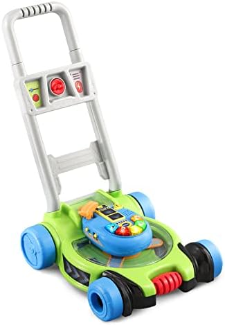 VTech Pop and Spin Mower Toy Frustration Free Packaging Green
