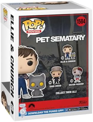Funko POP Buddy Pet Sematary - Ellie Creed Church - Pet Sematary 1986 - Collectable Vinyl Figure