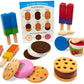 Melissa & Doug Melissa Doug Wooden Frozen Treats Ice Cream 24 pcs - Play Food and Food