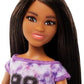 Barbie Ligaya Doll with Pet Dog from and Stacie to The Rescue Movie Dark Hair Doll