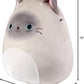 Squishmallows Original 10-Inch Felton The Siamese Cat – 10