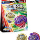 Beyblade Hasbro Burst QuadDrive Berserk Balderov B7 and Cyclone Belfyre B7 Spinning Top