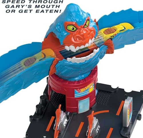 Hot Wheels City Toy Car Track Set Gorilla Grapple Playset